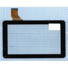 Сенсорное стекло (тачскрин) DH-0901A1-FPC02-02 черное