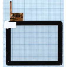 Сенсорное стекло (тачскрин) DPT 300-L3456B-A00_VER1.0 черное
