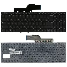 Клавиатура для ноутбука Samsung NP300E5A, NP300V5A, NP305V5A, NP305E5 (RU) без рамки, черная [10003]