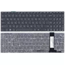Клавиатура для ноутбука Asus N56 N56V N76 N76V (RU), маленький Enter, черная [10089]
