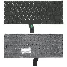 Клавиатура для ноутбука Apple A1369 2011+ черная с подсветкой, большой ENTER RU original [6282]