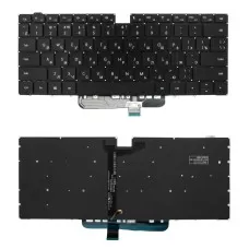 Клавиатура для ноутбука Huawei MateBook D14, D15; Honor MagicBook 14, 15, Pro черная, с подсветкой [12139]