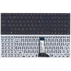Клавиатура для ноутбука Asus X551 X551CA X551MA X553 черная без рамки RU (плоский Enter) [10163]