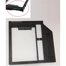 Переходник, салазки дополнительного HDD / SSD SATA-III кредл в отсек CD/DVD 9.5 mm [HDDROM-9]