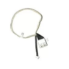 *Б/У* Разъём USB 2.0 с кабелем для ноутбука Lenovo IdeaPad G560 G565 G570 G575 (NIWE2_DC301009H00) [BUR0055-8], с разбора
