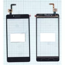 Сенсорное стекло (тачскрин) Lenovo A6000 A6010 черное